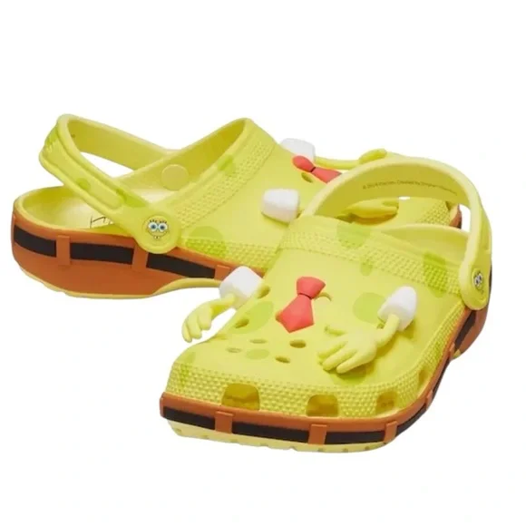 Crocs | SpongeBob Unisex Clogs M/10 W/12 - Picture 1 of 9